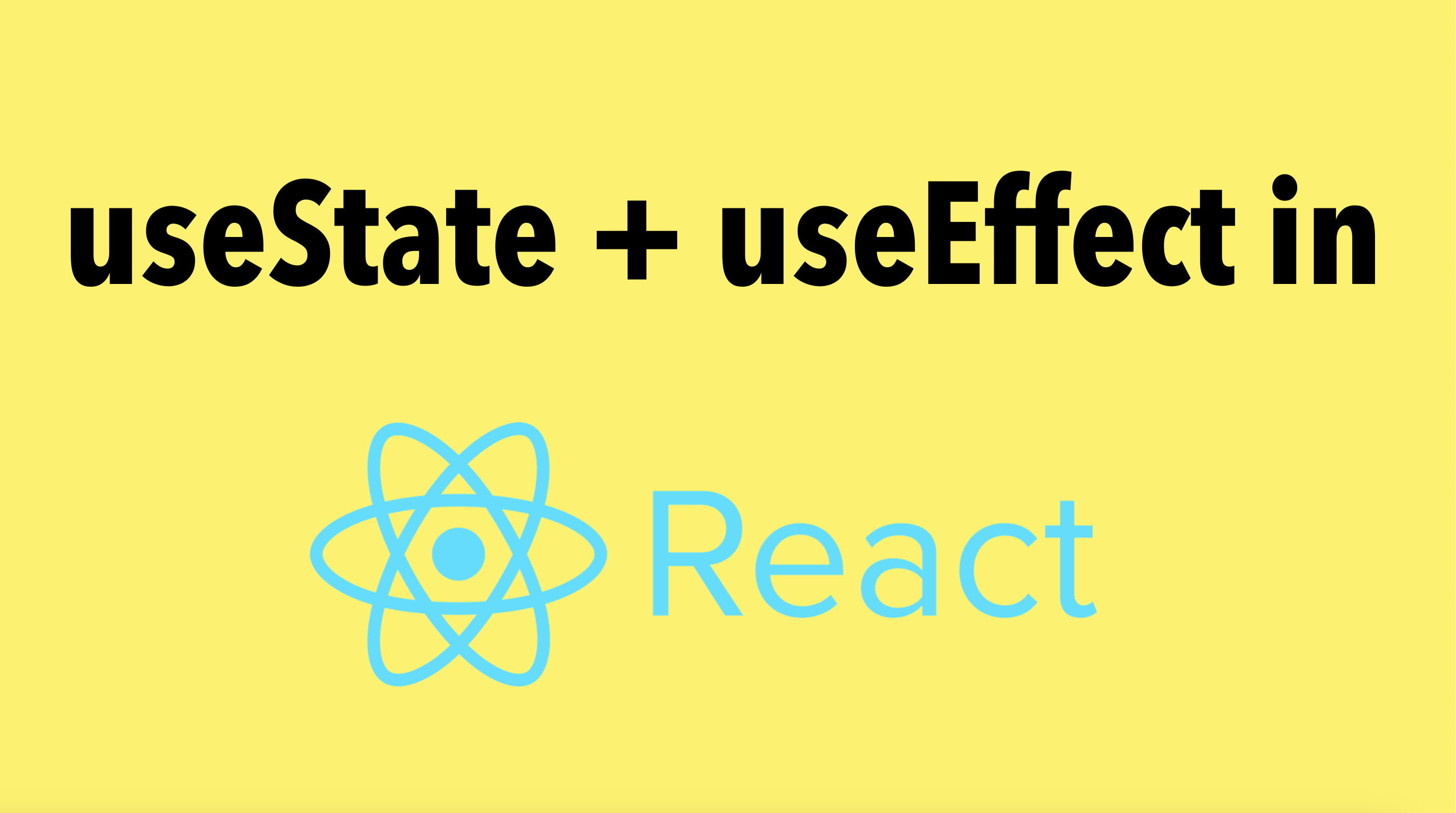 How to work with useState and useEffect in React | CodeConda